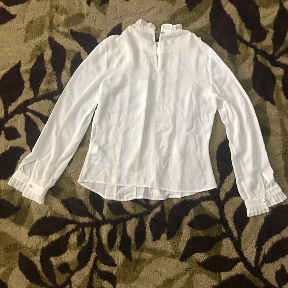 Bebe Ruffle Neck Top - Picture 2 of 3